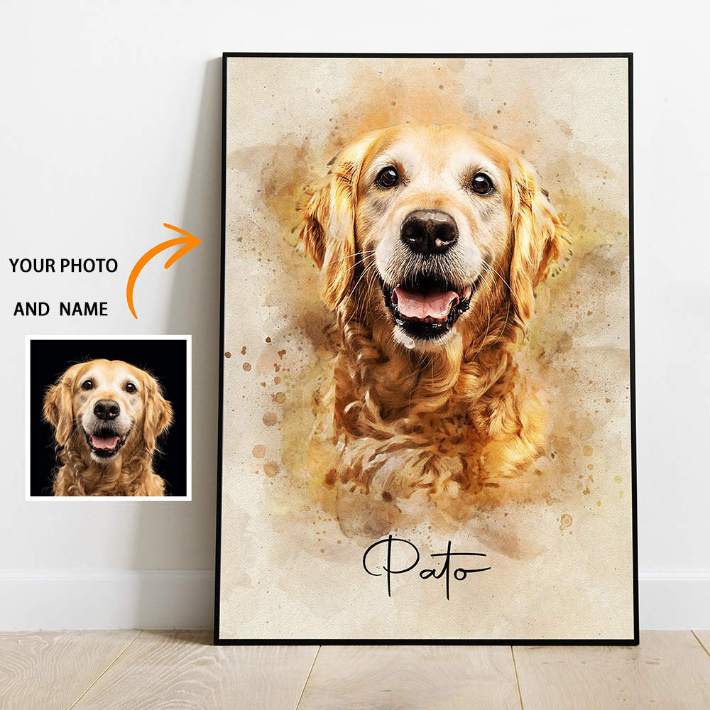 Photography Object - Personalized Pet Portraits Photo Name Custom