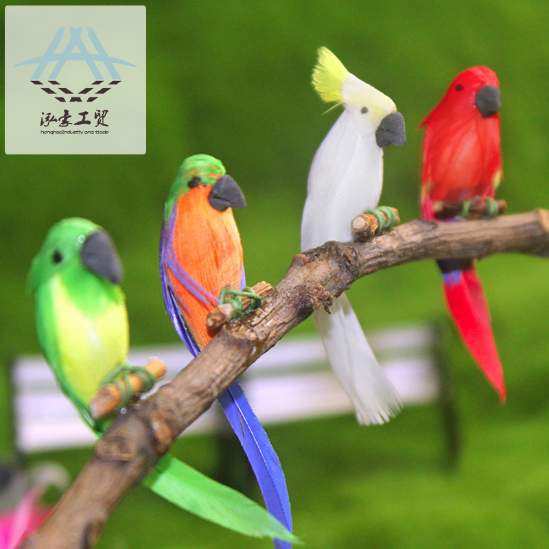 Photography Simulator - 1:12 Clay Simulation Creative Mini Parrot
