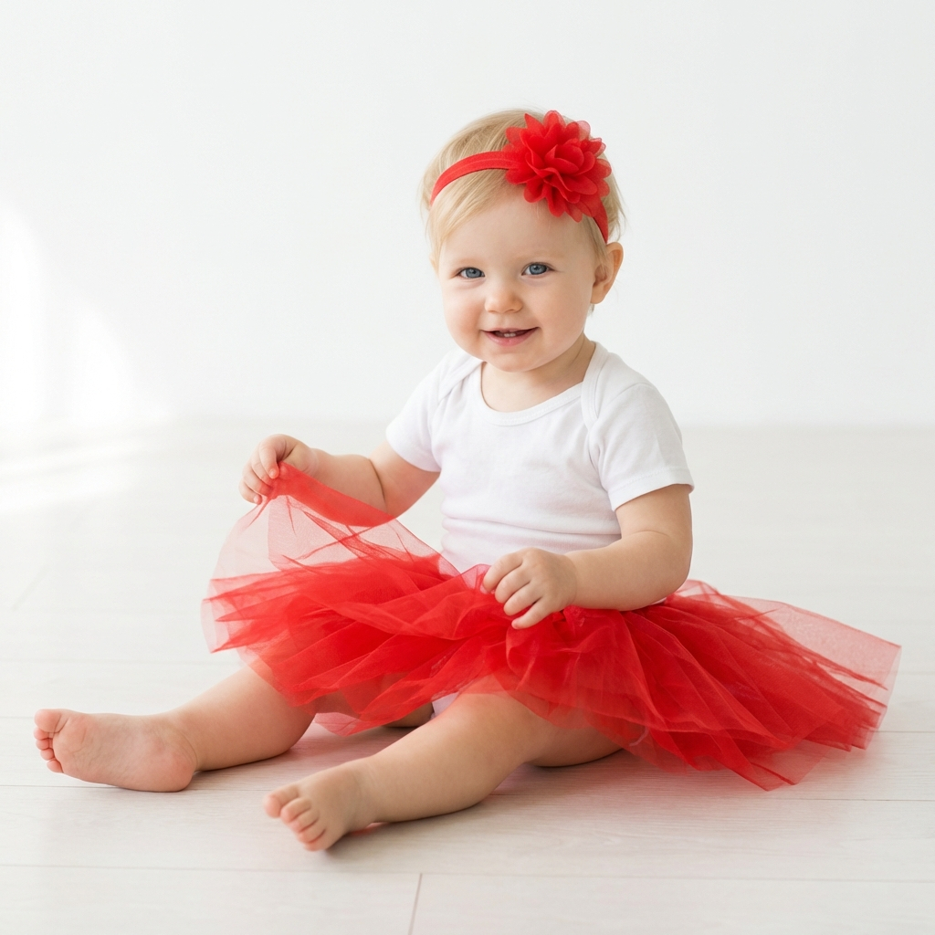Photography Outfits - New Children's Chiffon Flower Baby Outfit