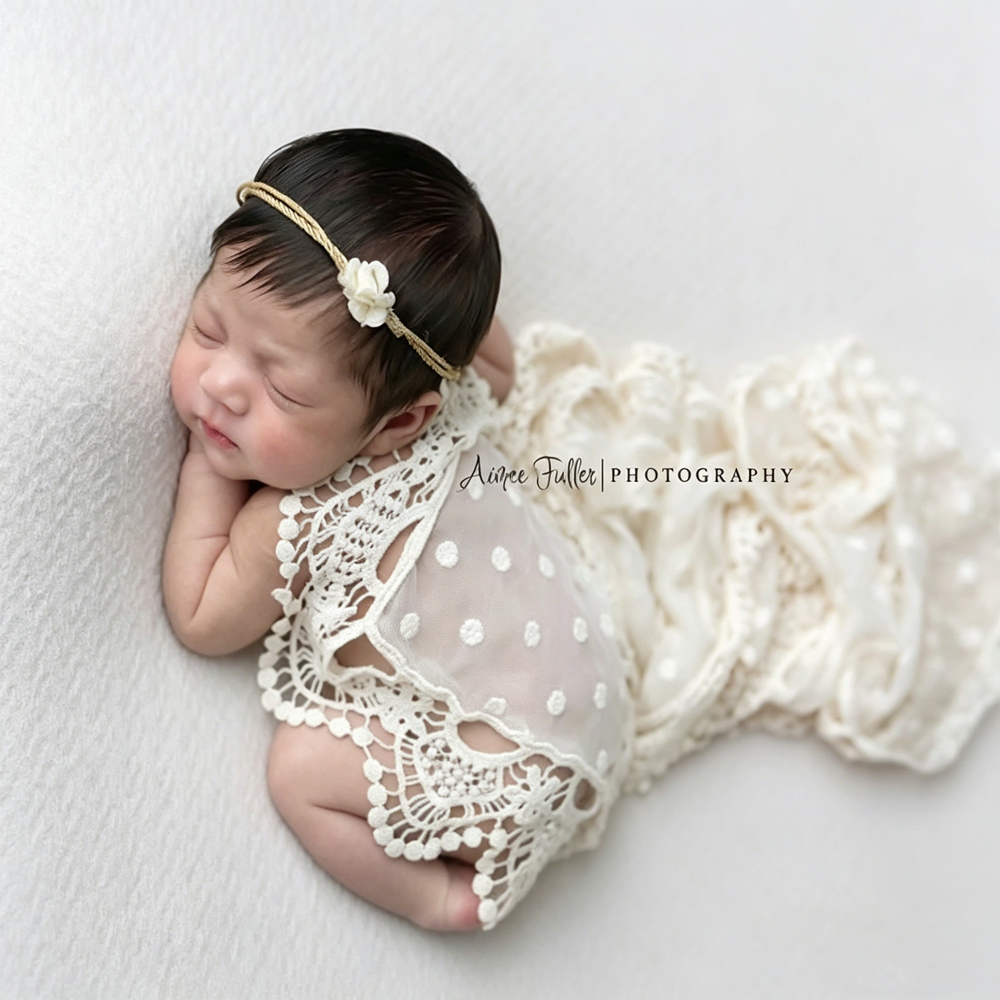 Photography Outfits - Newborn Photography Props Baby Lace Veil