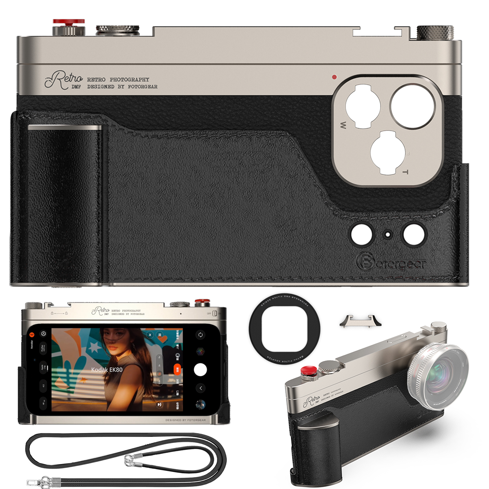Photography With Iphone 15 - FG Fotorgear Retro Photography Kit with