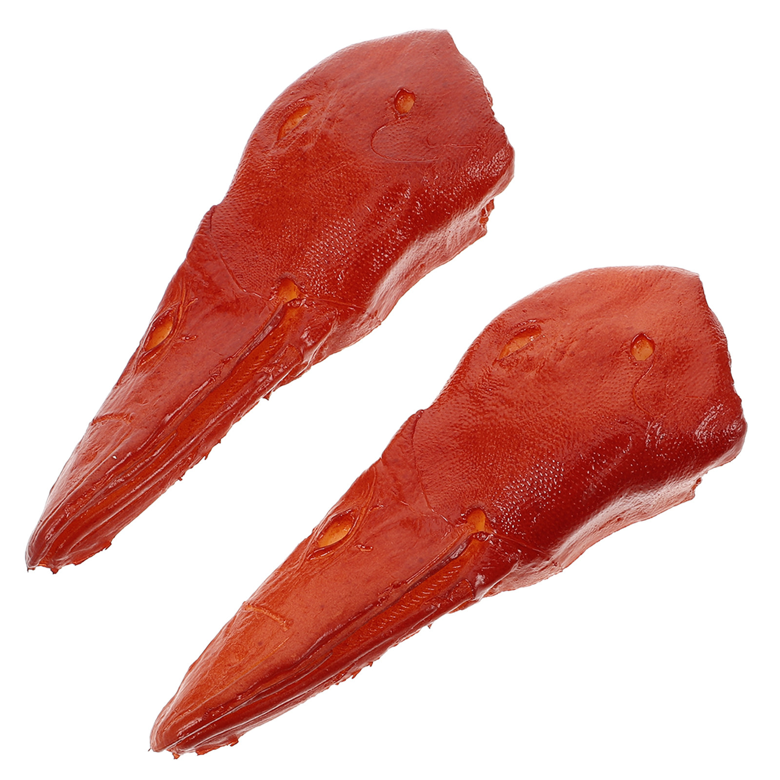 Photography Duck - 2Pcs Simulated Duck Heads Realistic Cooked