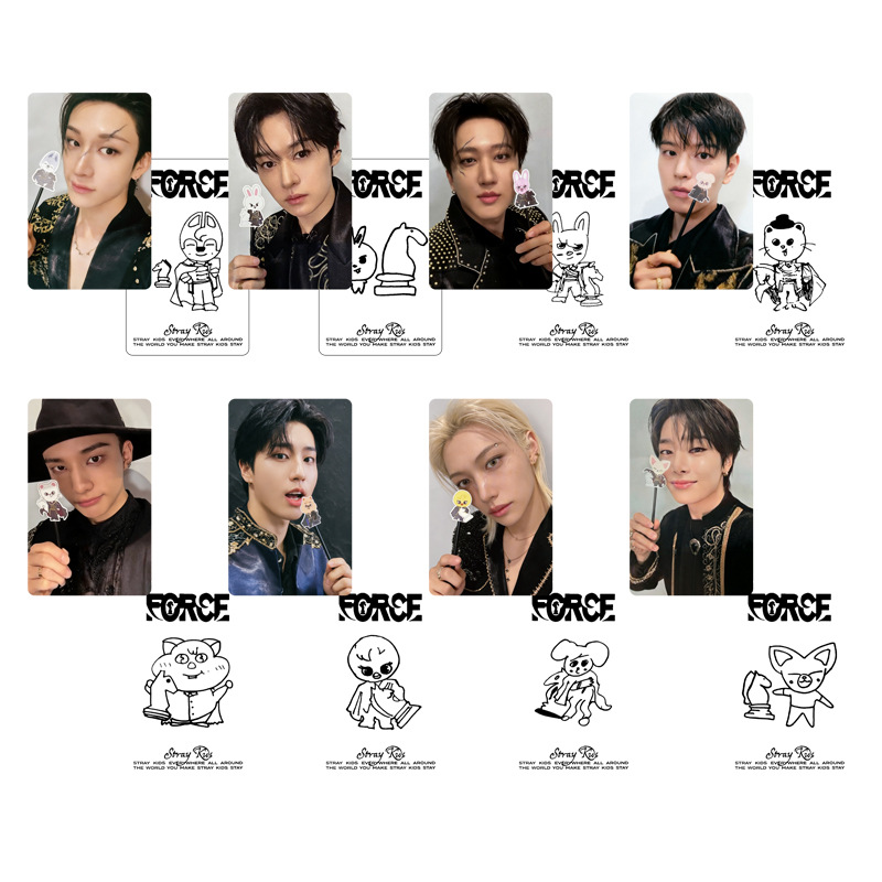Photography Paper - 8 new Stray Kids SKZOO Kpop
