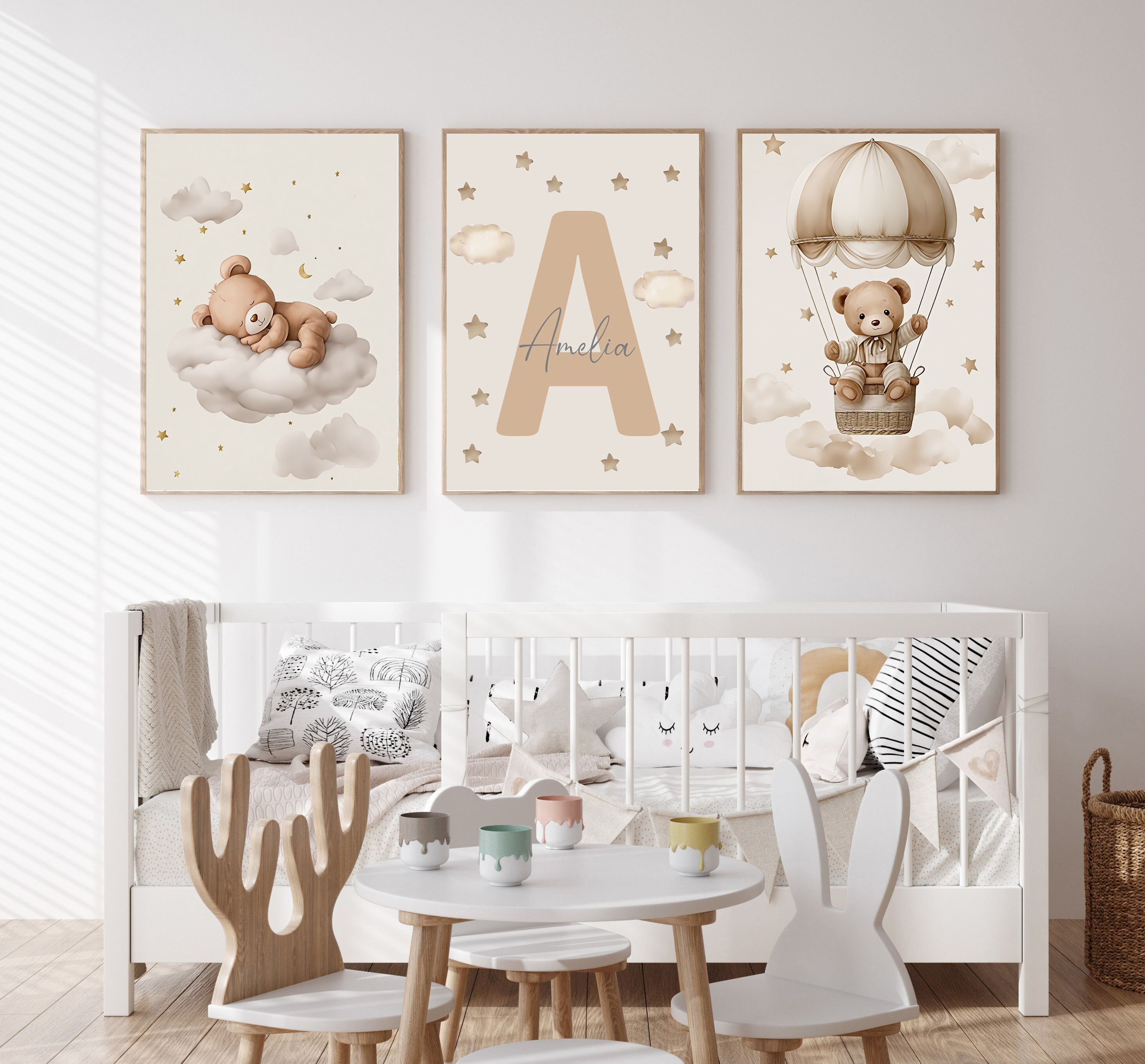 Photography Object - 3pcs/set Bohemian Teddy Bear Animal Custom