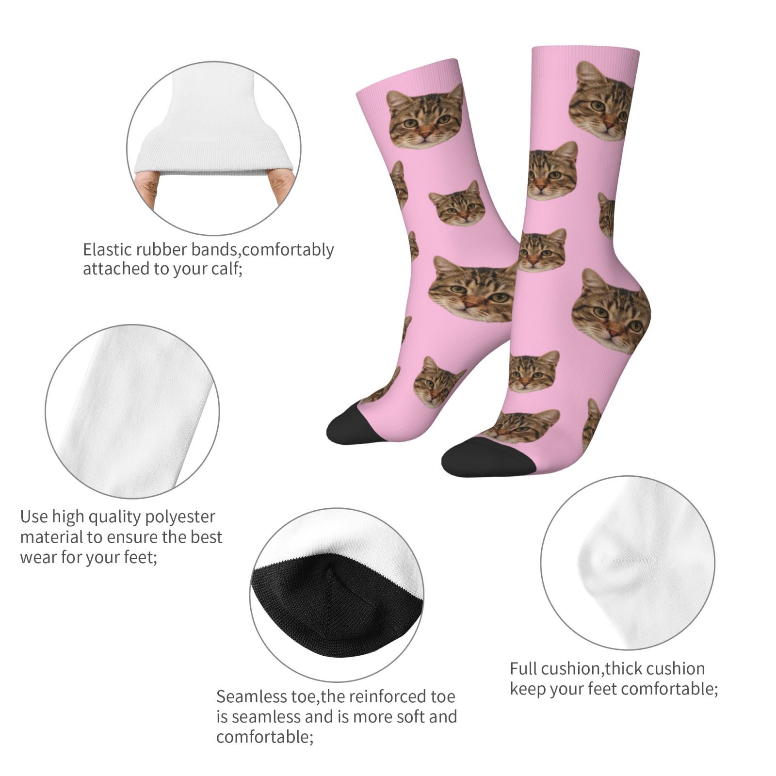 Customized face-shaped socks   – обзор и цена Photography Object
