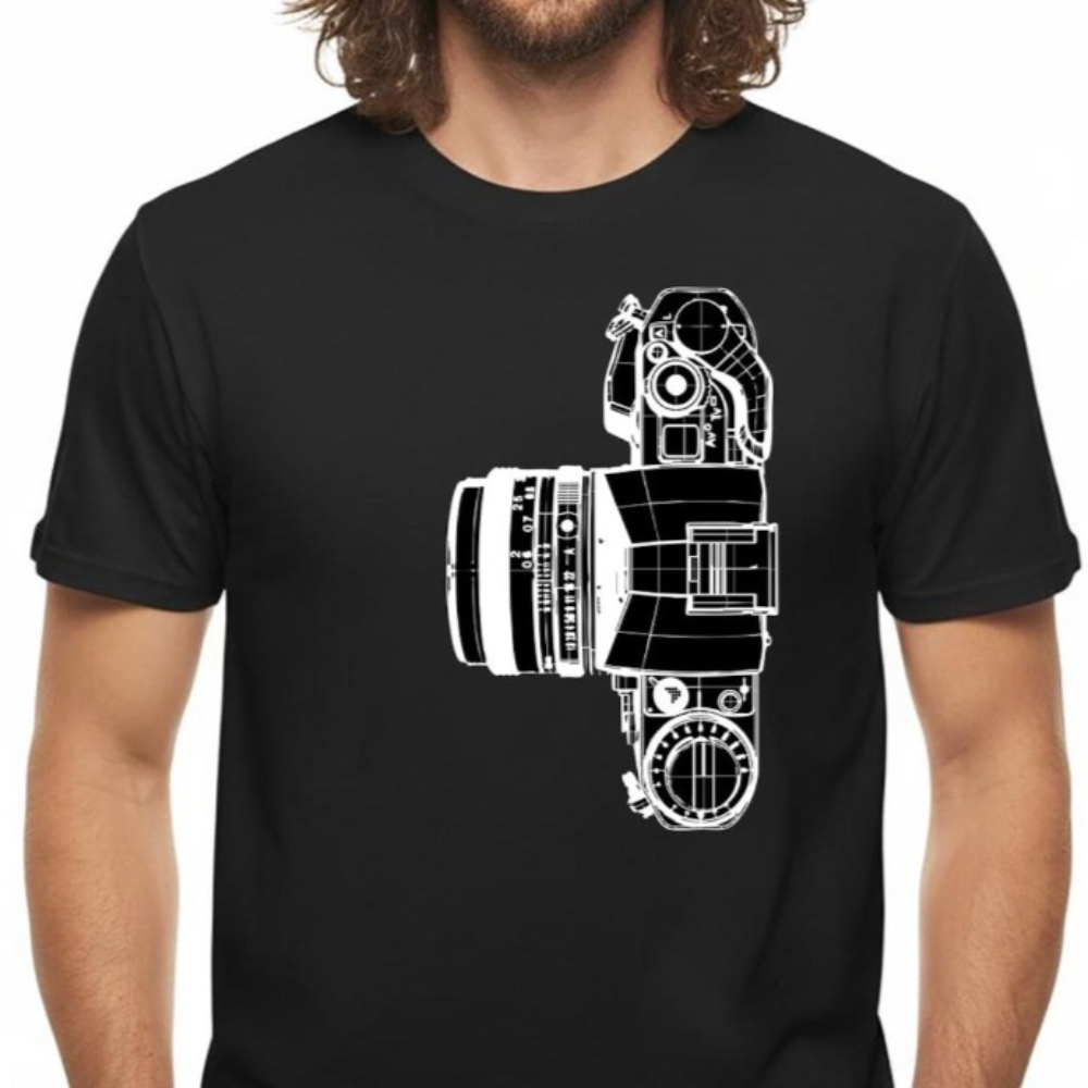 Vintage Camera T-Shirt Photogr – обзор и цена Photography Graphic Design