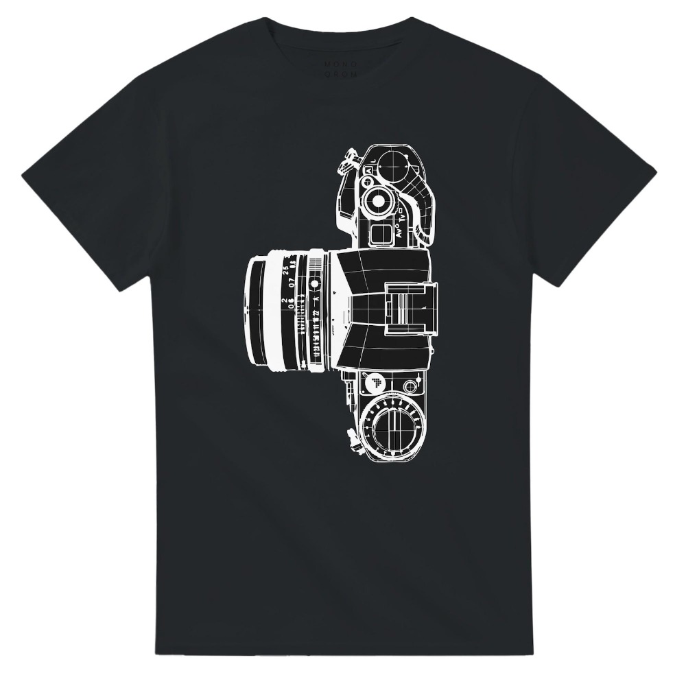 Vintage Camera T-Shirt Photogr – обзор и цена Photography Graphic Design