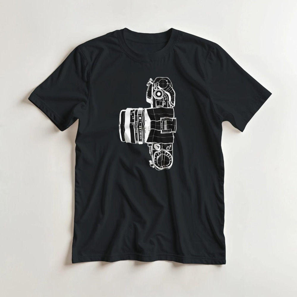Vintage Camera T-Shirt Photogr – обзор и цена Photography Graphic Design