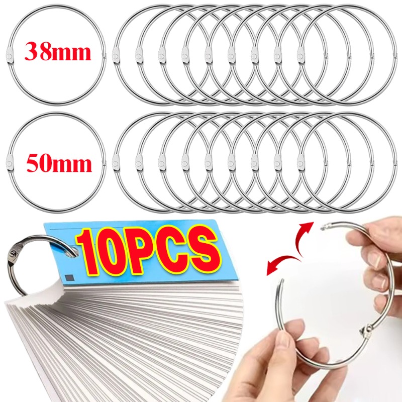 1-10PCS Metal Ring Binder Book – обзор и цена Photography Paper