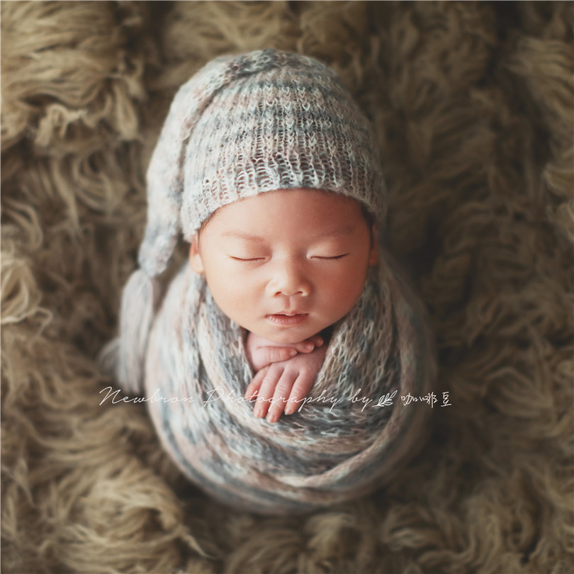 Knit Jersey Wrap And Hat Sets  – обзор и цена Photography Outfits