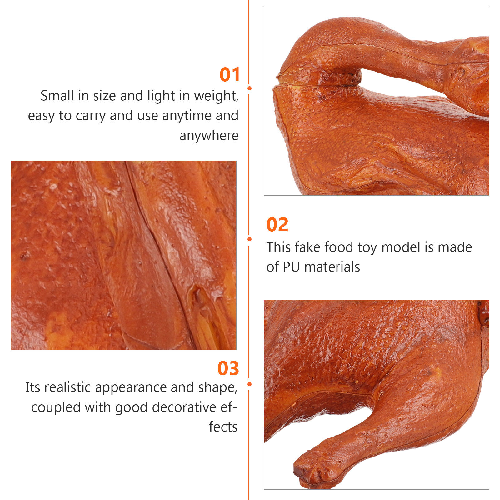 Fake Roast Duck PU Simulation  – обзор и цена Photography Duck