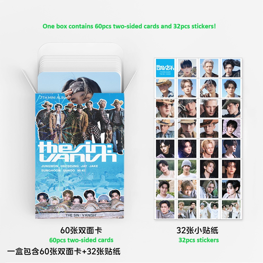 60+32PCS/SET 2026 KPOP SKZOO N – обзор и цена Photography Paper