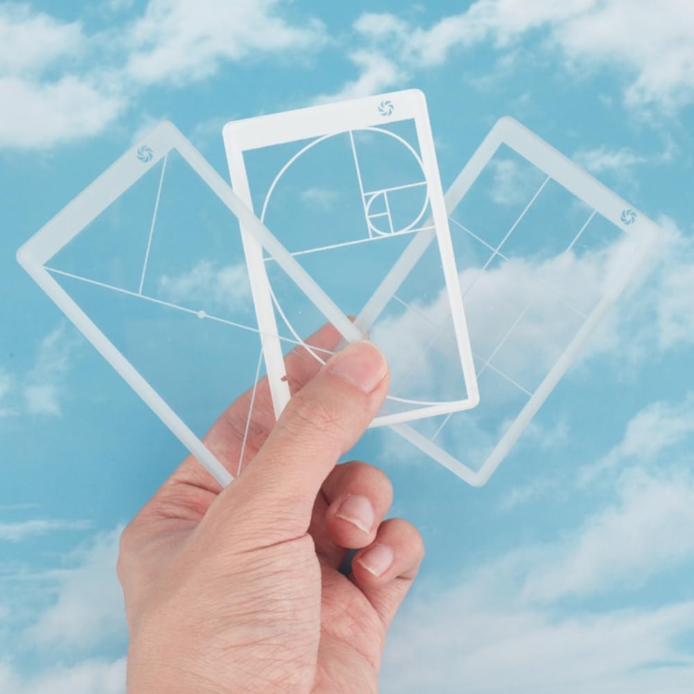 3pcs Golden Ratio View Finder  – обзор и цена Photography Golden Ratio
