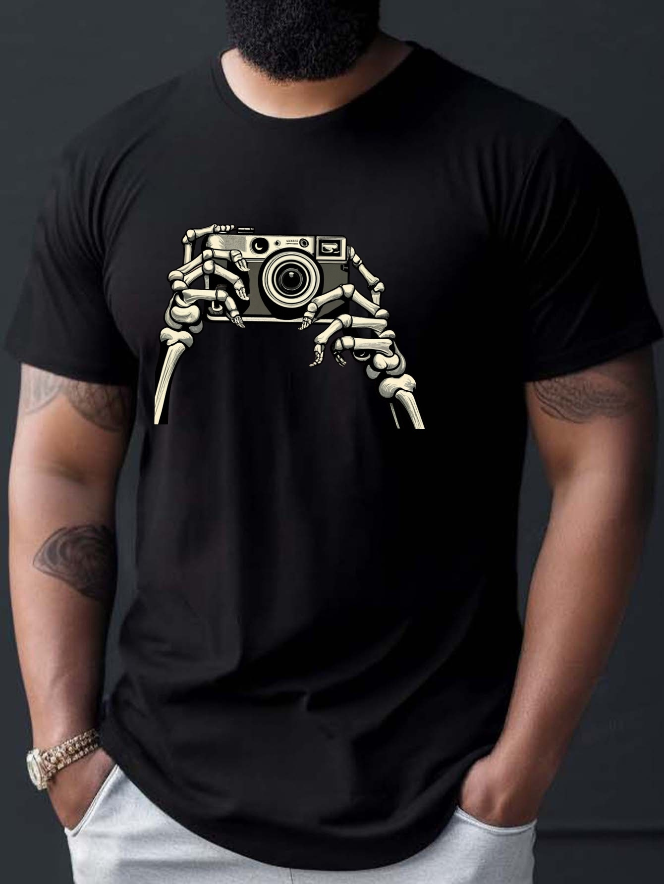 Men'S Vintage Camera Graphic T – обзор и цена Photography Graphic Design