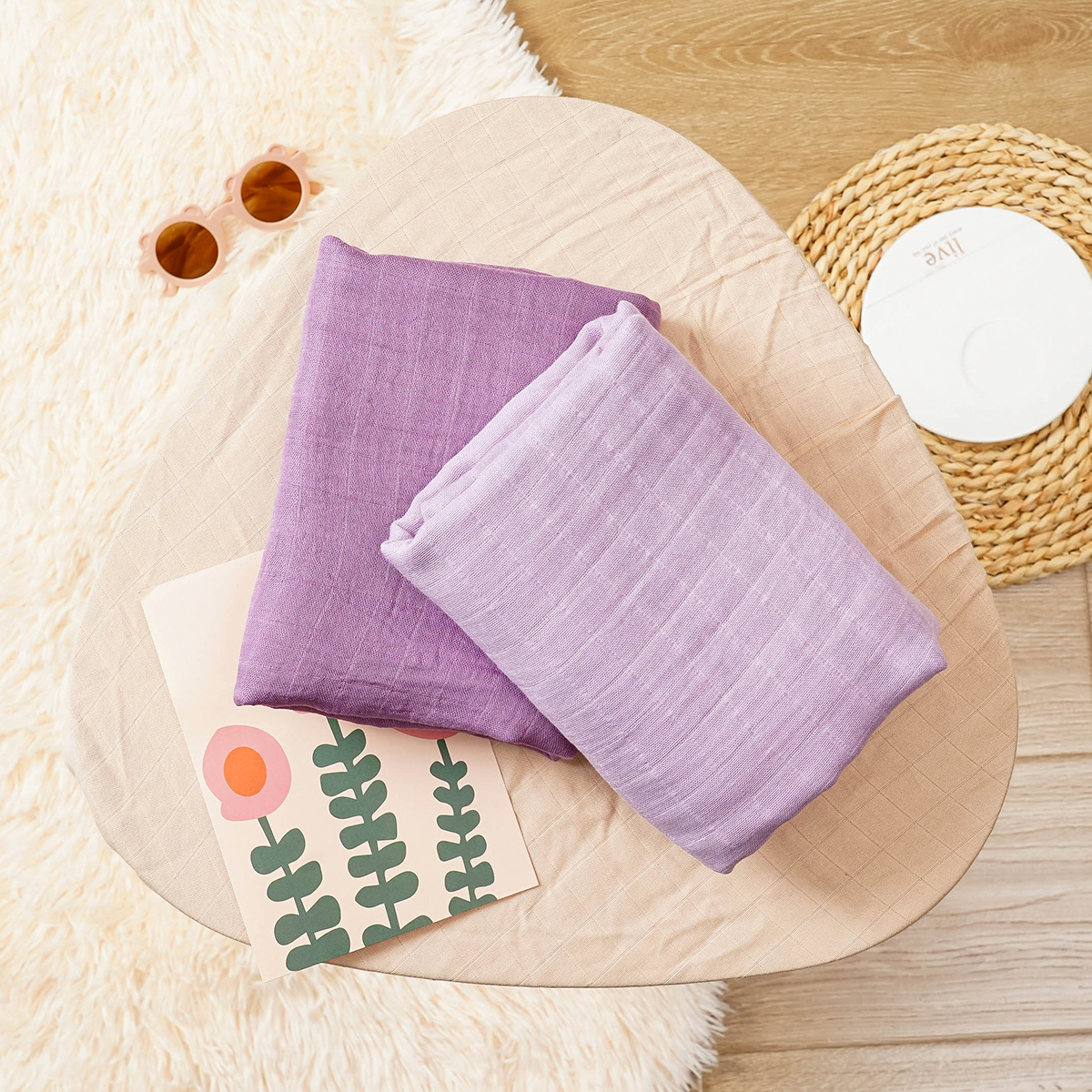 Elinfant 2PCS Solid Color 100% – обзор и цена Photography Newborn