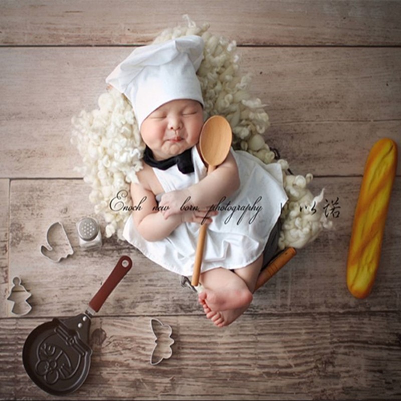 Newborn Baby Photography Chef  – обзор и цена Photography Outfits