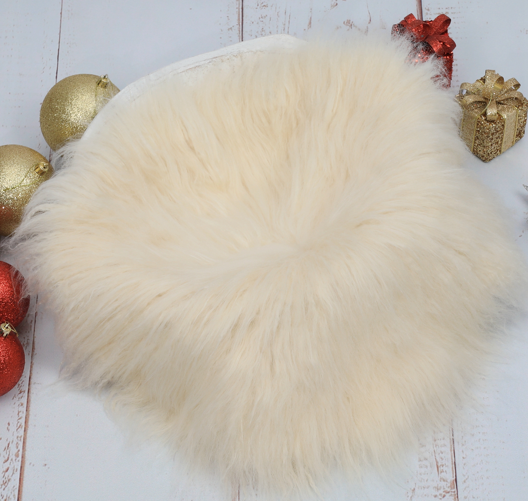 Faux Fur Round Mat Newborn Pho – обзор и цена Photography Newborn