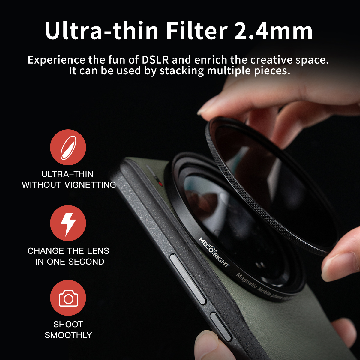 Mecoright magnetic mobile phon – обзор и цена Photography Xiaomi 14 Ultra