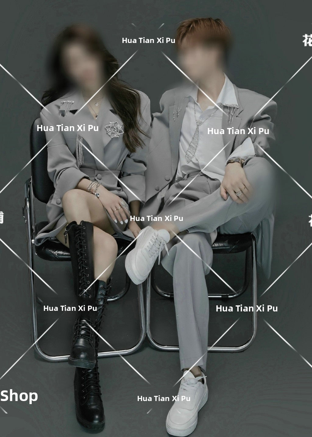 2026 New Fashion Grey Couple's – обзор и цена Photography Outfits
