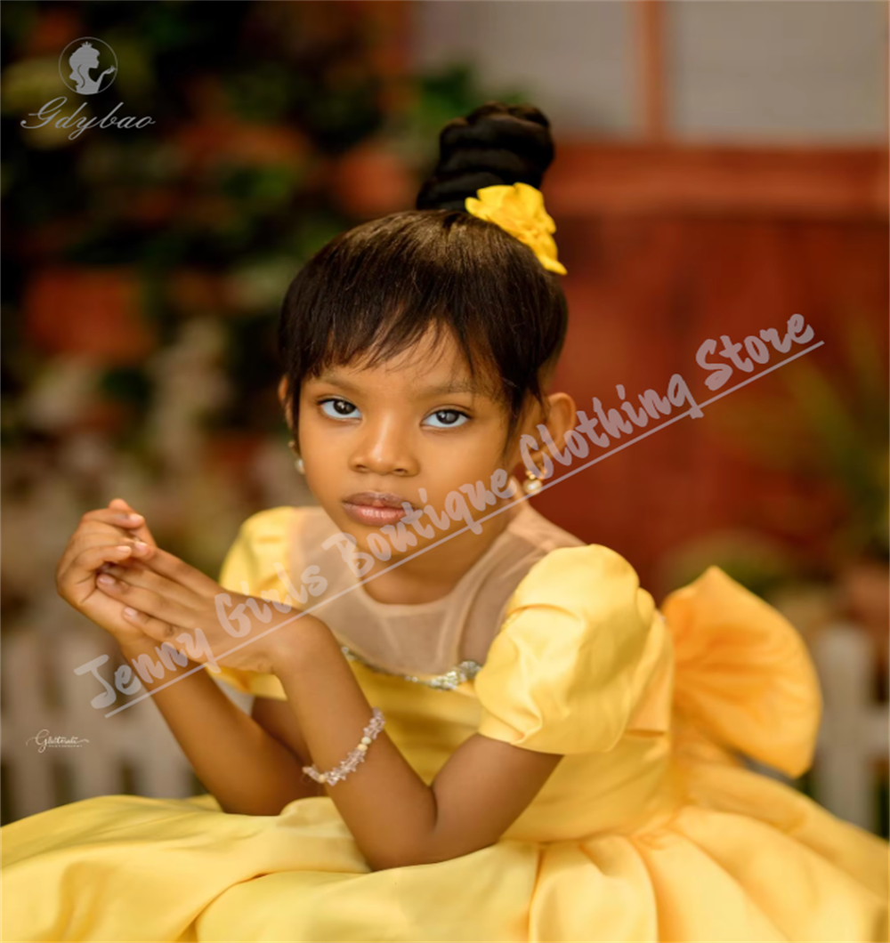 Flower Girl Dress Satin Knee-l – обзор и цена Photography Solo