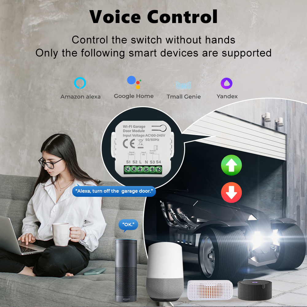 Smart Tuya WiFi Garage Door Sw – обзор и цена Remote Shutter Release