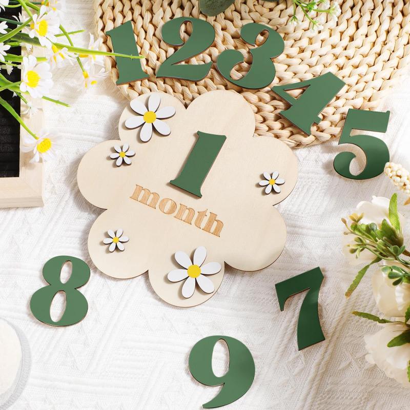 Wooden Baby Monthly Milestone  – обзор и цена Photography Newborn
