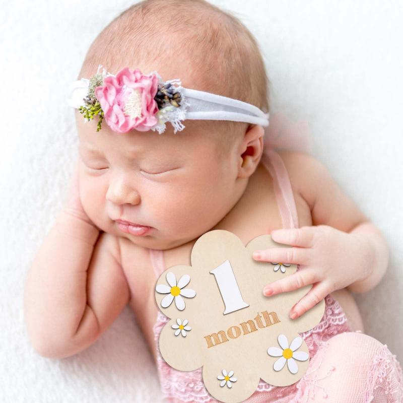 Wooden Baby Monthly Milestone  – обзор и цена Photography Newborn