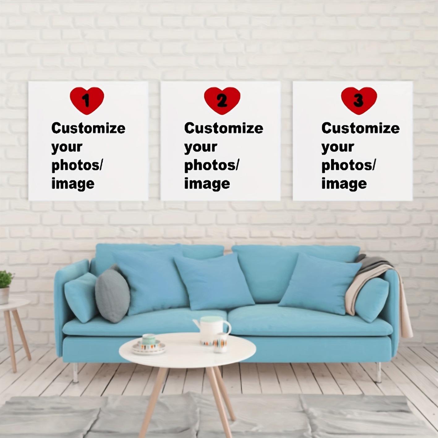 3pcs/set Custom Square Canvas  – обзор и цена Photography Object