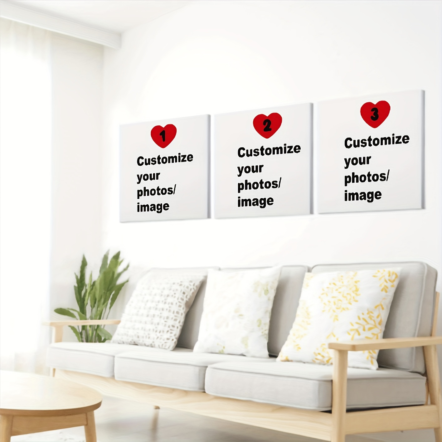 3pcs/set Custom Square Canvas  – обзор и цена Photography Object