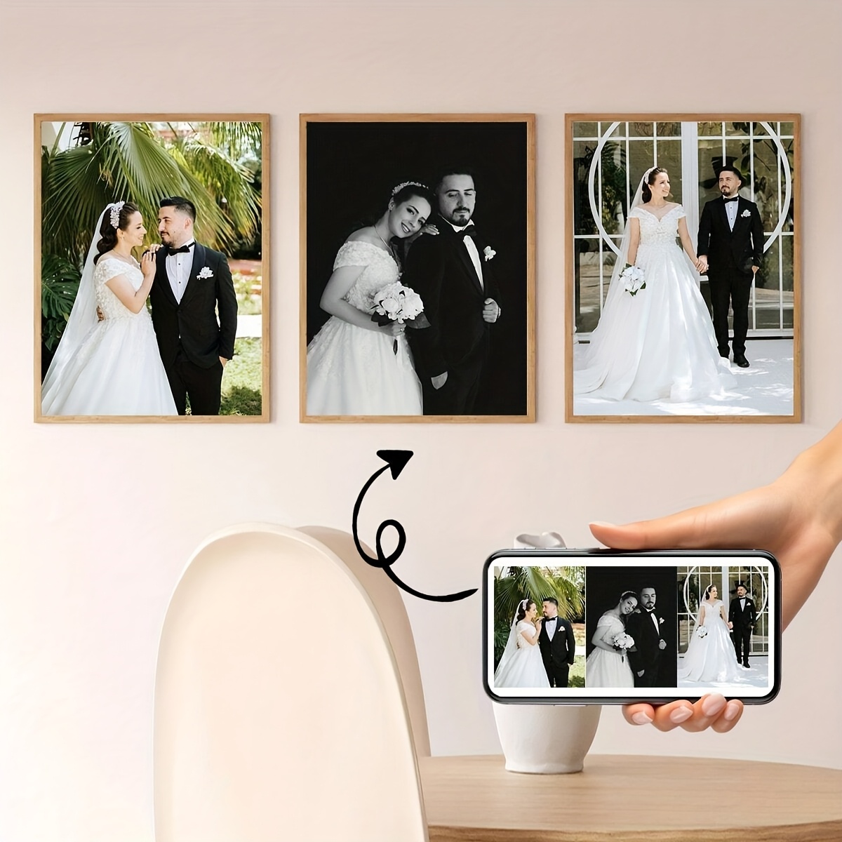 3pcs/set Custom Square Canvas  – обзор и цена Photography Object
