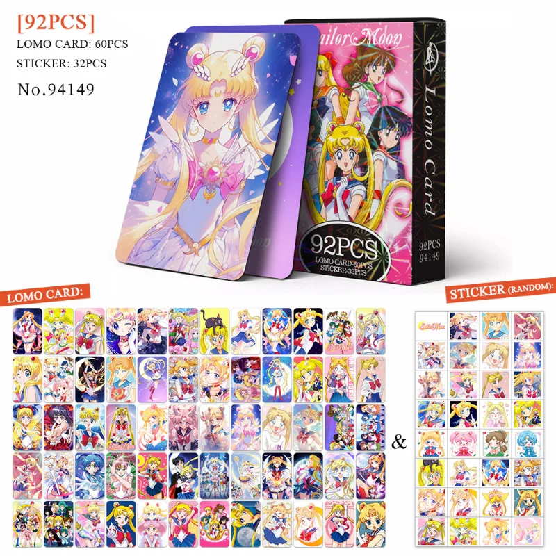 92pcs Sailor Moon New Lomo Car – обзор и цена Photography Gallery