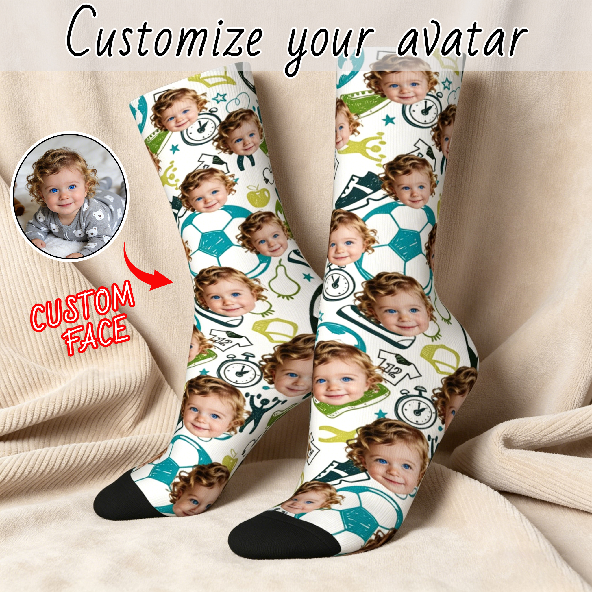CUTE Customized face-shaped so – обзор и цена Photography Object