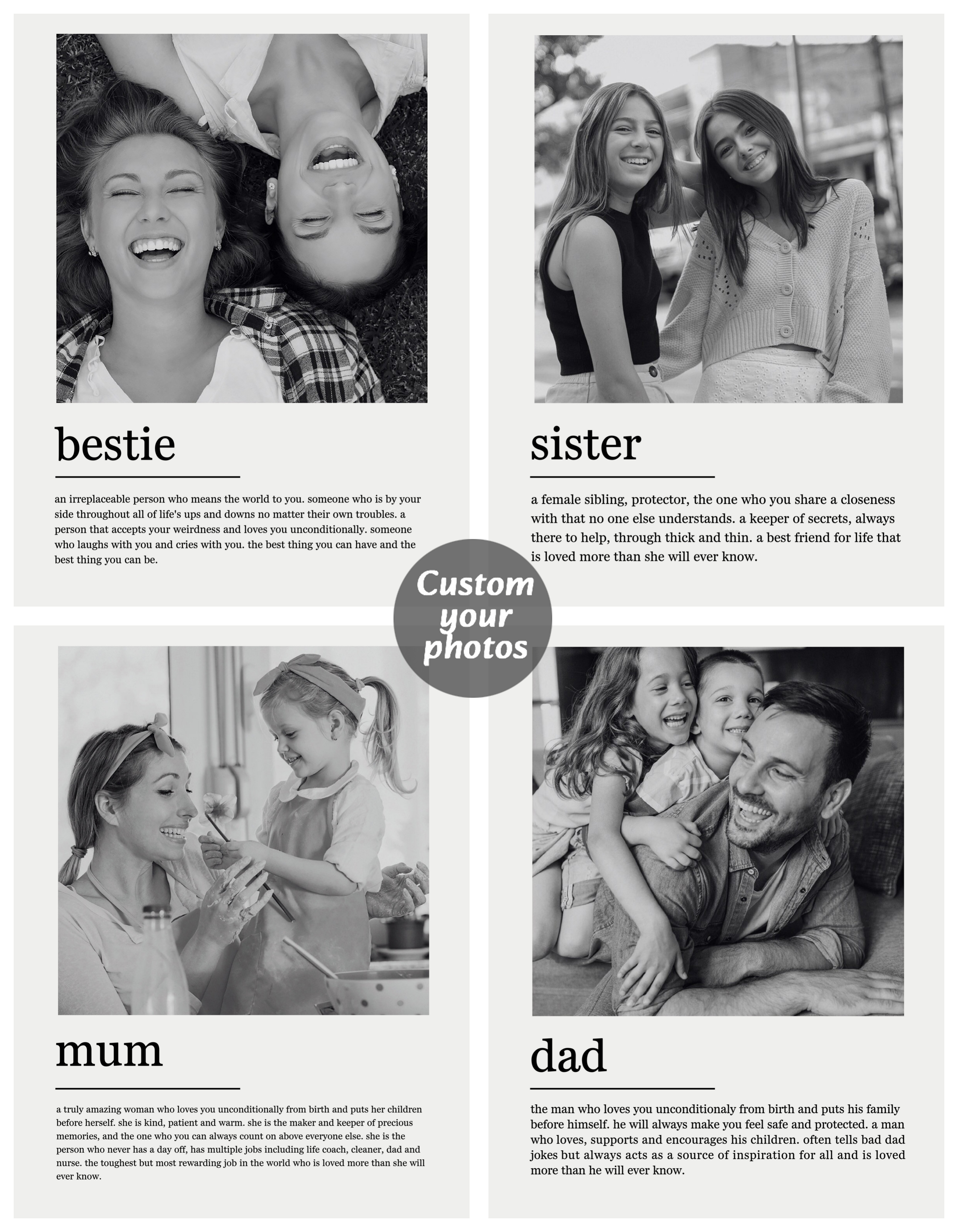Custom Family Photo Canvas Pai – обзор и цена Photography Gallery