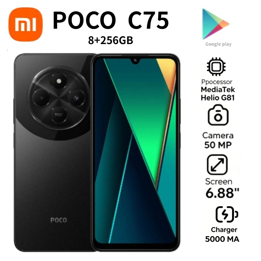 2026 new POCO C75 Global Andro – обзор и цена Photography Sim