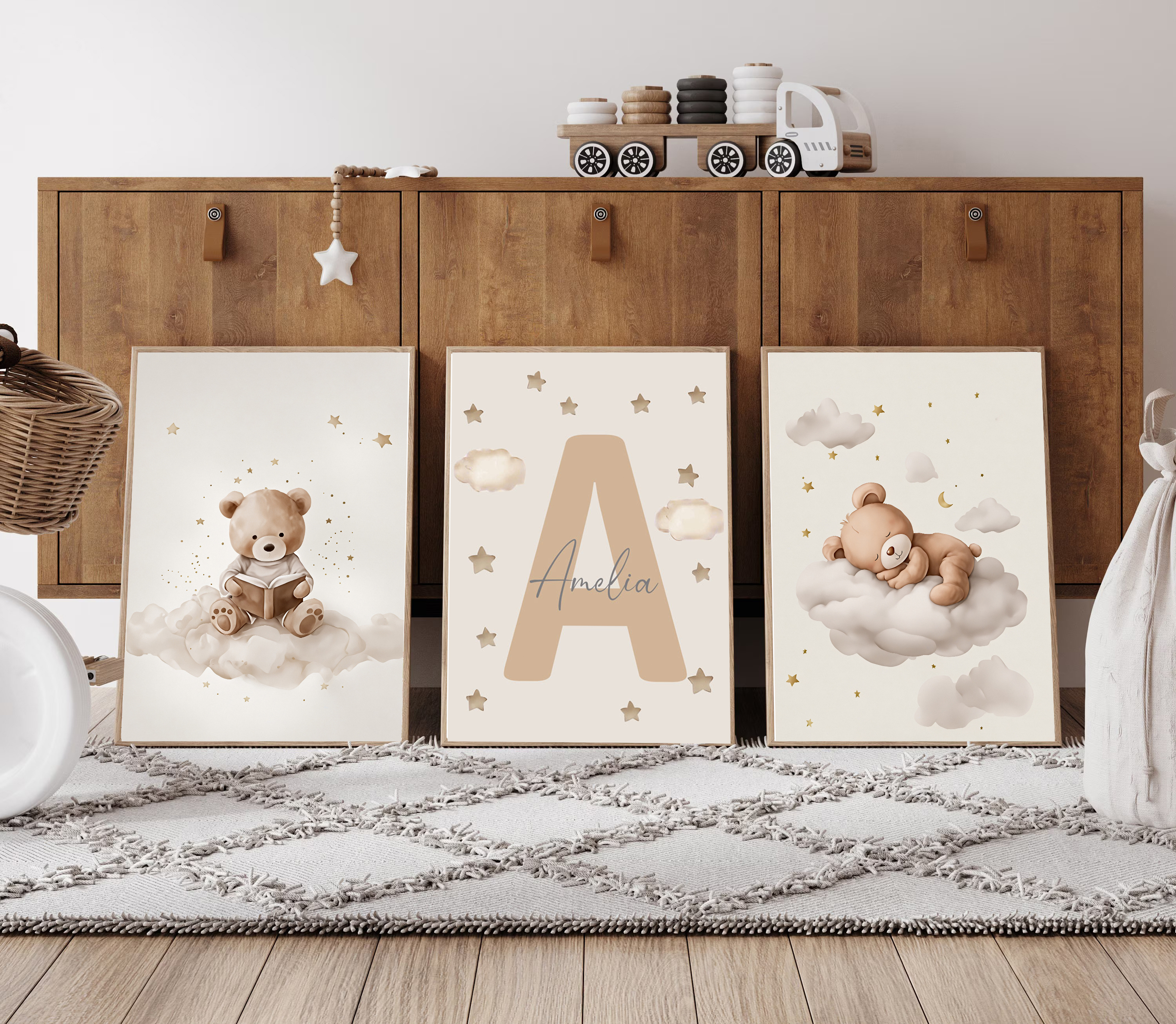 3pcs/set Bohemian Teddy Bear A – обзор и цена Photography Object